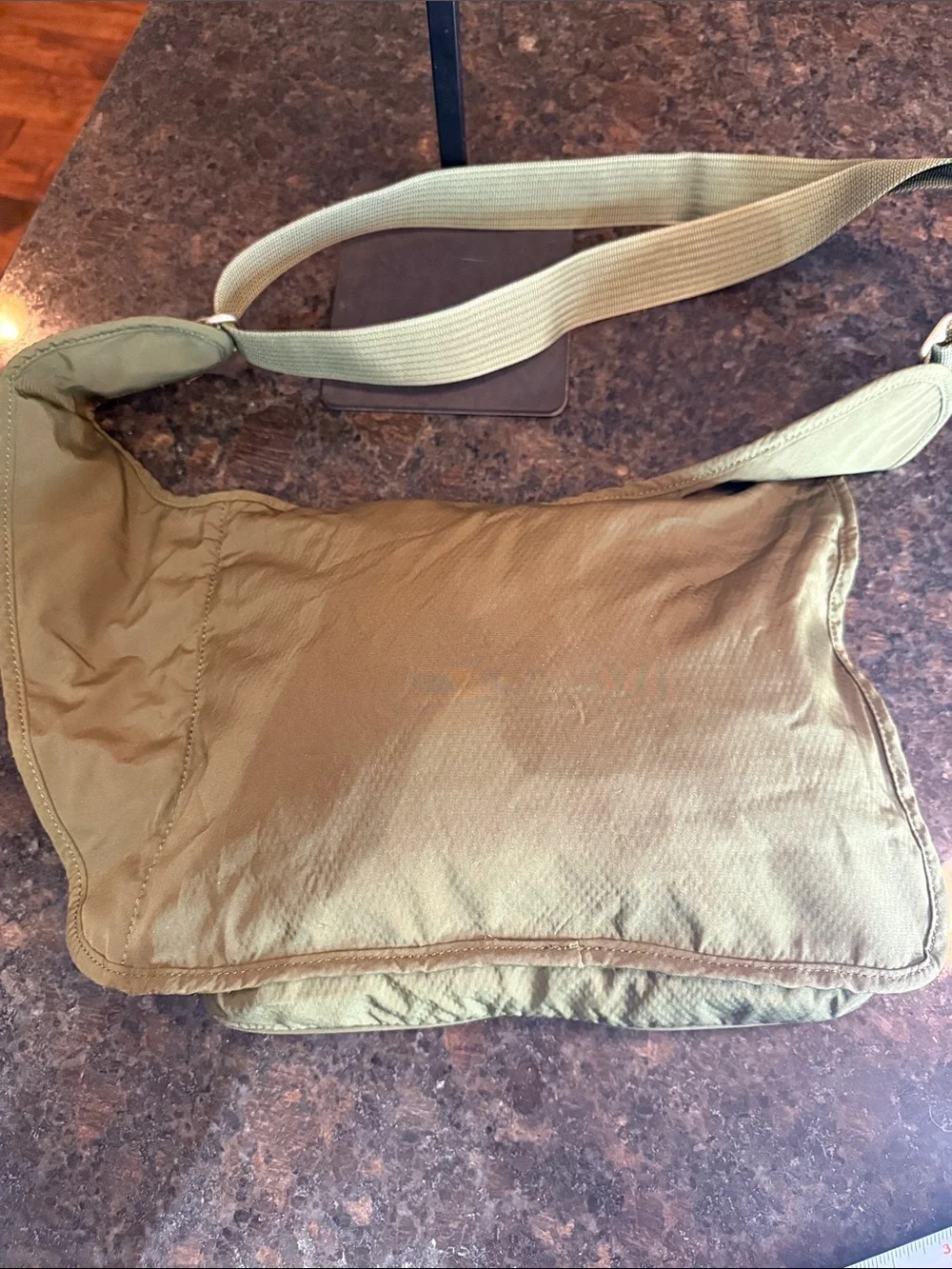 Vintage Y2K Esprit Sport Green Slouchy Hobo/Crossbody Bag